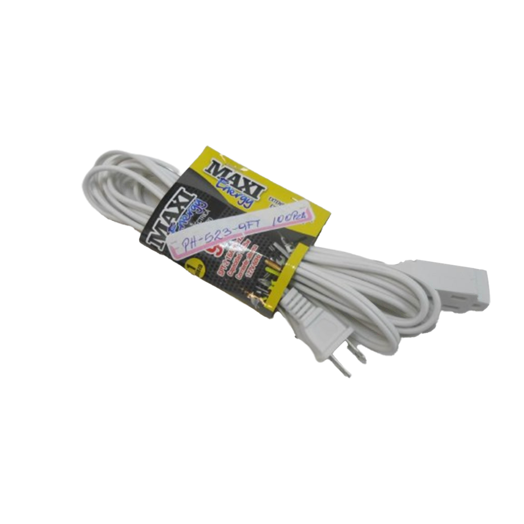 EXTENSION ELECT BLANCA 9FT 3 TOMA SPT16AWG UNID MAXI ENERGY