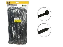 TIRRAP ZUNCHO NEGRO 8x250MM 100 PZAS UNID MAXI TOOLS