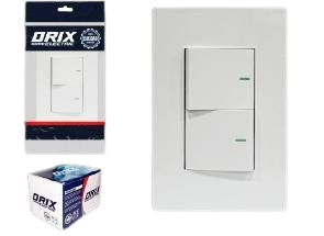 INTERRUPTOR DOBLE BLANCO UND ORIX ELECTRIC