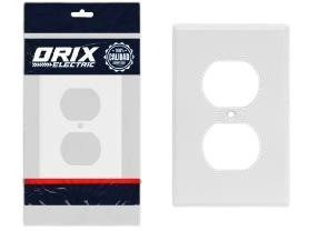 TAPA PARA TOMA CORRIENTE TIPO 270 BLANCO UNID ORIX