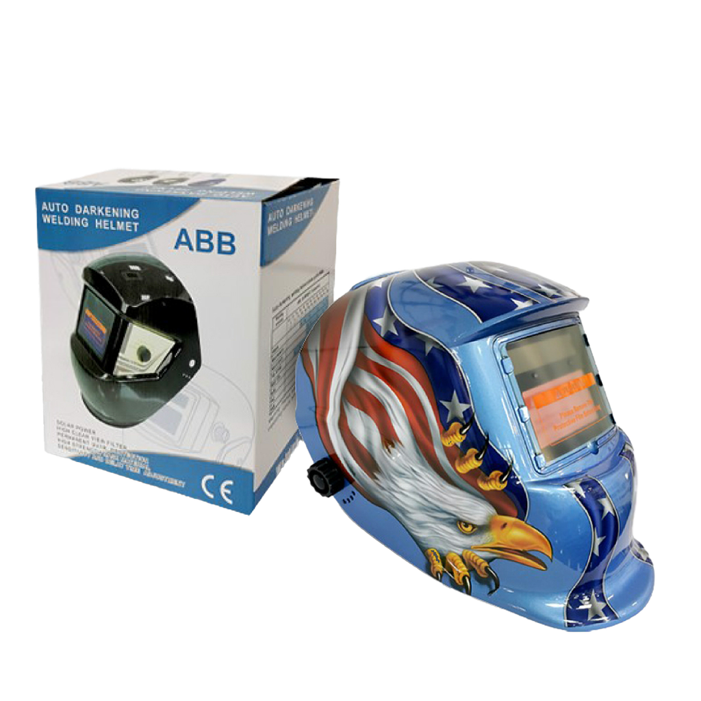 CARETA PARA SOLDAR AJUSTABLE DISEÑO AGUILA UNID ABB