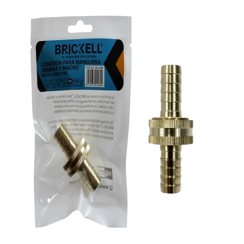 CONECTOR PARA MANGUERA HEMBRA Y MACHO 40G UNID BRICKELL