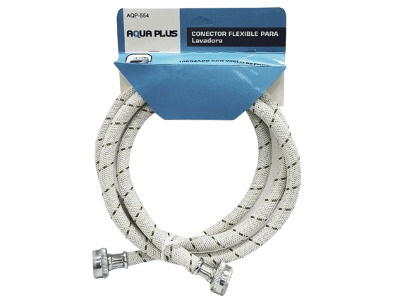 MANGUERA DE LAVADORA 3/4"X3/4" TRENZADO CON VINIL UNID AQUA PLUS