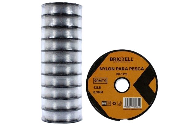 NYLON DE PESCA 0.3MM/90M/12LB TRANSP UNID BRICKELL