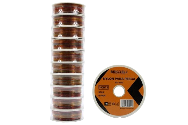 NYLON DE PESCA 0.9MM/100M/50LB UNID BRICKELL