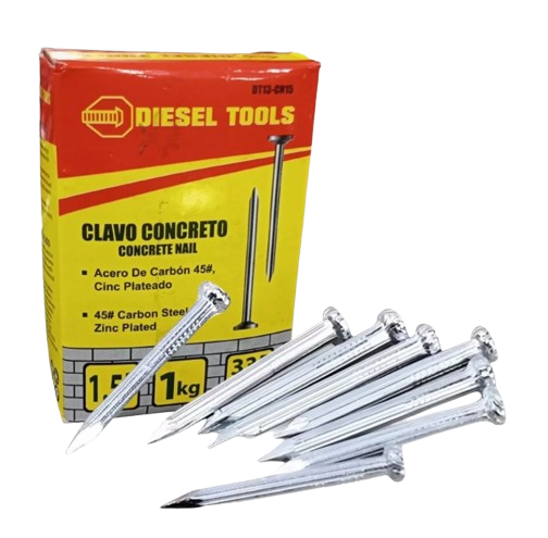 CLAVOS PARA CONCRETO 1.5" 1KG UNID DIESEL TOOLS