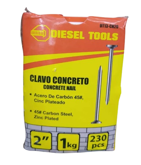 CLAVOS PARA CONCRETO 2" 1KG UNID DIESEL TOOLS