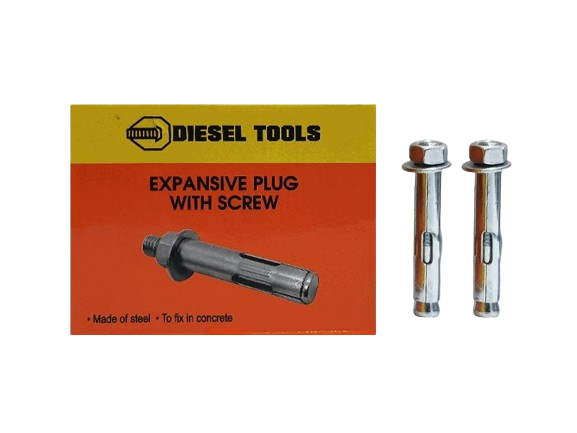 RAMPLUG METALICO 3/8"X2 1/2" 50 PZAS UNID DIESEL TOOLS