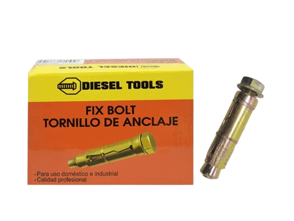 RAMPLUG METALICO DE ANCLAJE 1/2" 15PZAS UNID DIESEL TOOLS