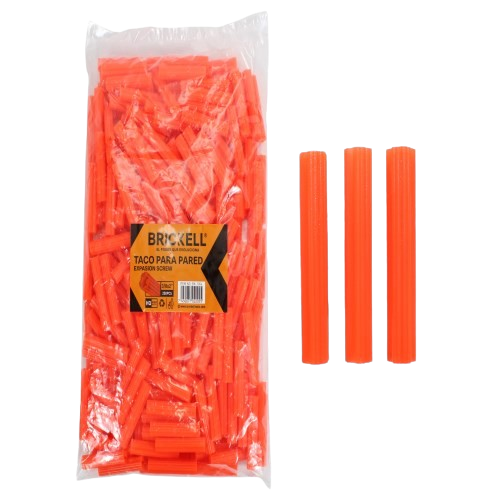 RAMPLUG PLASTICO 3/8"X2" 250 PZAS UNID BRICKELL