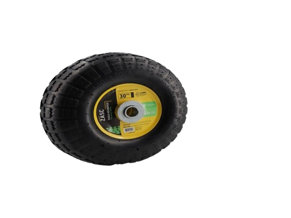 RUEDA NEUMATICA PARA CARRETILLA 10"X4" UNID ZASC