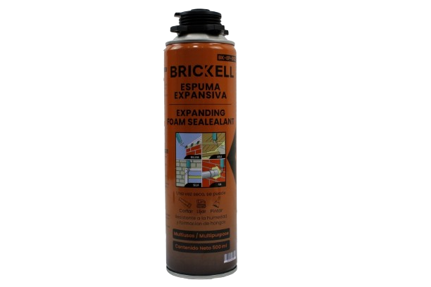 ESPUMA EXPANSIVA DE POLIURETANO 500 ML UNID BRICKELL