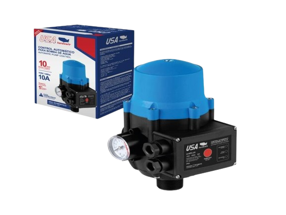 PRESS CONTROL AUTOMATICO PARA BOMBA DE AGUA CONEXION 1"NPT UNID USA
