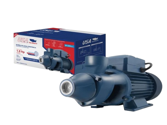 BOMBA DE AGUA PERIFERICA 1 1/2HP 100% COBRE UNID USA