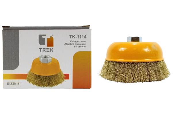 CEPILLO CIRC ALAMBRE #70 TRENZADO ONDULADO 5" UNID BRICKELL