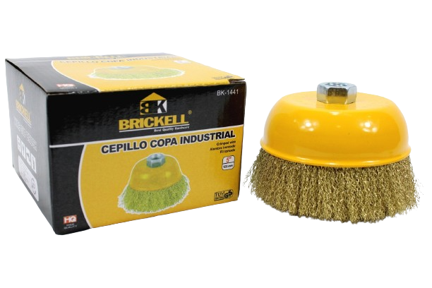 CEPILLO CIRC ALAMBRE TRENZADO ONDULADO 5" UNID BRICKELL