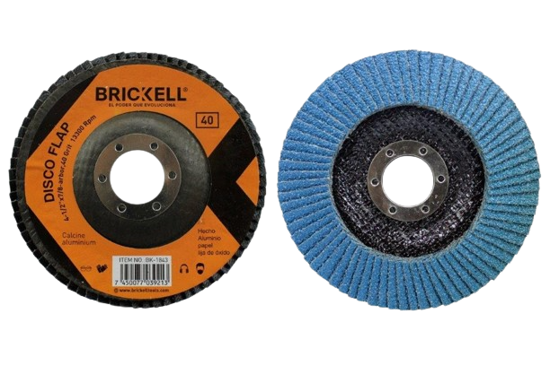 DISCO FLAP 40 GR  4 1/2"X7/8" UNID BRICKELL