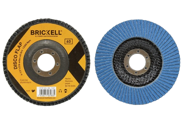 DISCO FLAT 60 GR  4 1/2"X7/8" UNID BRICKELL