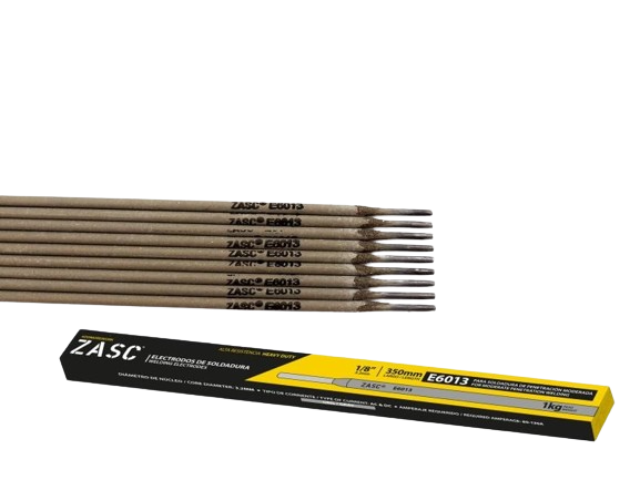 ELECTRODOS DE SOLDADURA GRIS E6013 - 1/8" 3.2X350MM 1KG UNID ZASC