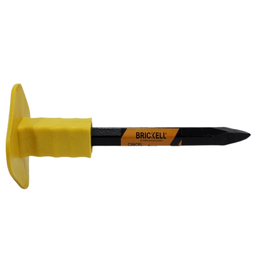 CINCEL PUNTA DIAMANTE 12" MANGO PROTECTOR UNID BRICKELL