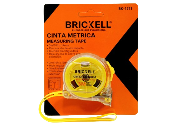 CINTA METRICA DE 3 METROS DOBLE CARA UNID BRICKELL