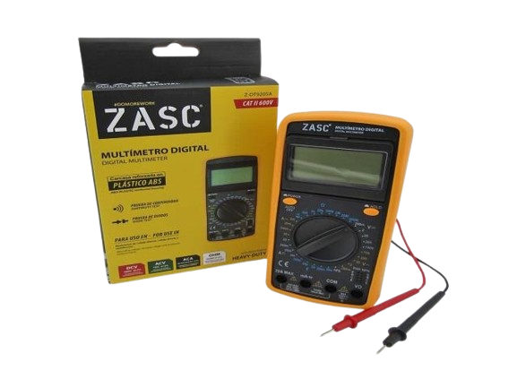 MULTIMETRO DIGITAL CAT II 750V-1000V CARCASA REFORZADA UNID ZASC