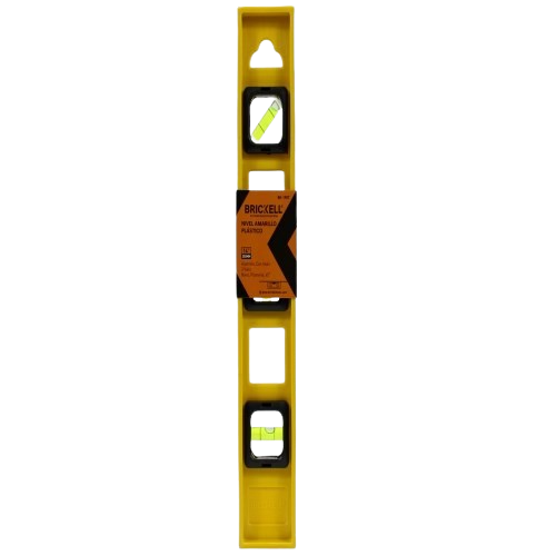 NIVEL DE BURBUJA 35 CM AMARILLO UNID BRICKELL