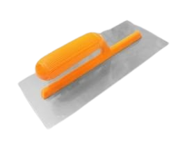 PALUSTRA LLANA METALICA  28X12CM MANGO PLASTICO UNID S/M