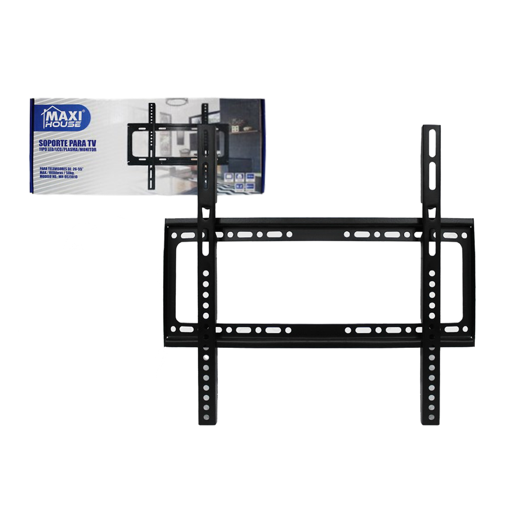 BASE DE TV FIJA 26" A 55" SOPORTA 25 KG UNID MAXI TOOLS