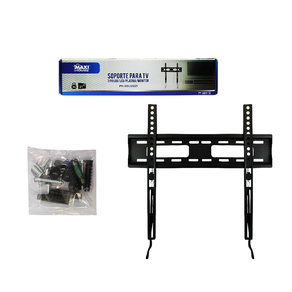 BASE DE TV FIJA 26" A 60" SOPORTA 50 KG UNID MAXI TOOLS