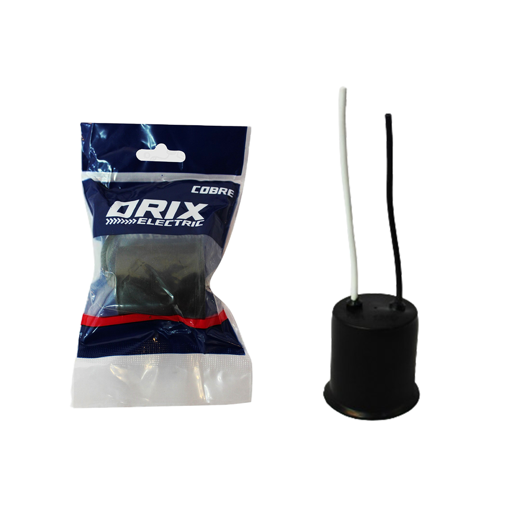 SOCATE DE GOMA CON PORCELANA 15AMPx120v UNID ORIX ELECTRIC