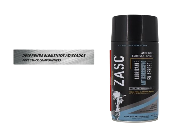 LUBRICANTE ANTICORROSIVO EN AEROSOL 450 ML UNID ZASC