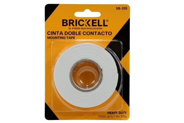 CINTA DOBLE CONTACTO HEAVY DUTTY 2 METROS UNID BRICKELL