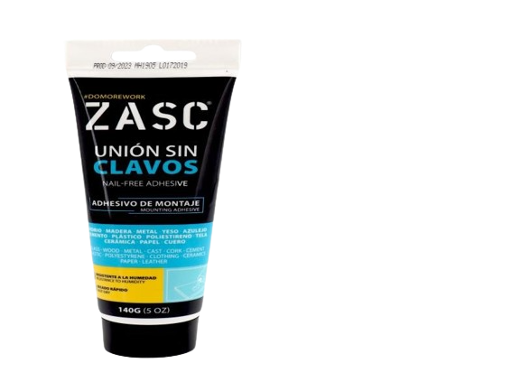 UNIÓN SIN CLAVOS ADHESIVO DE MONTAJE 140 GR (5 OZ) UNID ZASC
