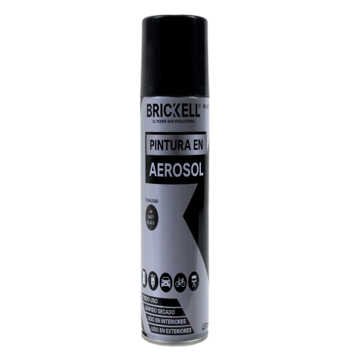 SPRAY PINTURA 450ML NEGRO MATE #4 UNID BRICKELL