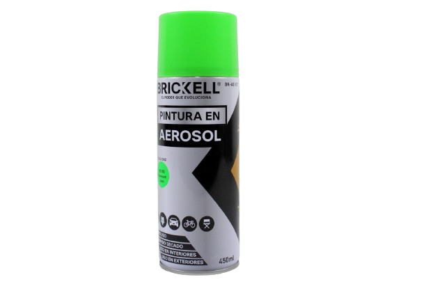 SPRAY PINTURA 450ML VERDE FOSFORESCENTE #1003 UNID BRICKELL