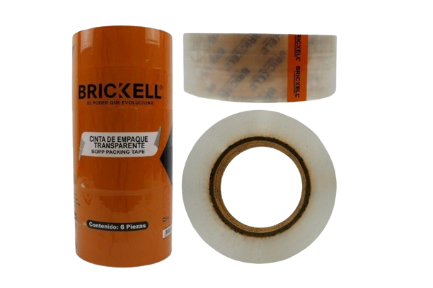 CINTA DE EMBALAJE TRANSPARENTE 45MMX200YX40MIC UNID BRICKELL