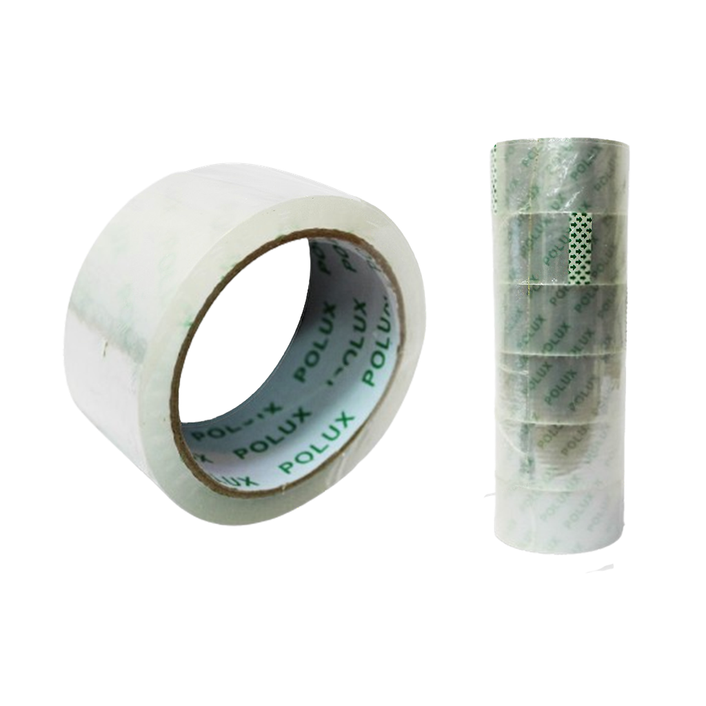 CINTA DE EMBALAR TRANSPARENTE 100Y (90MTS) x 45MM UNID POLUX