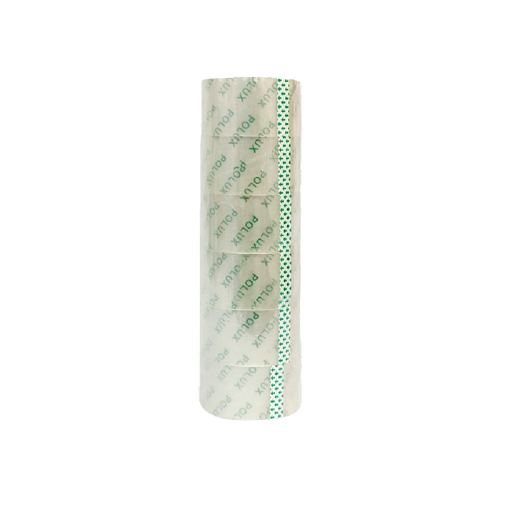 CINTA DE EMBALAR TRANSPARENTE 50Y(45MTS) x 45MM UNID POLUX