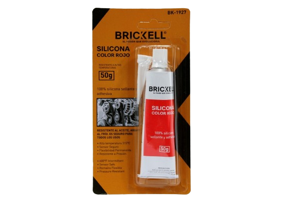 SILICON SELLANTE ROJA 50G UNID BRICKELL