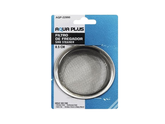 CESTA REJILLA COLADOR 8.5CM ACERO INOX PARA FREGADERO UNID AQUA PLUS