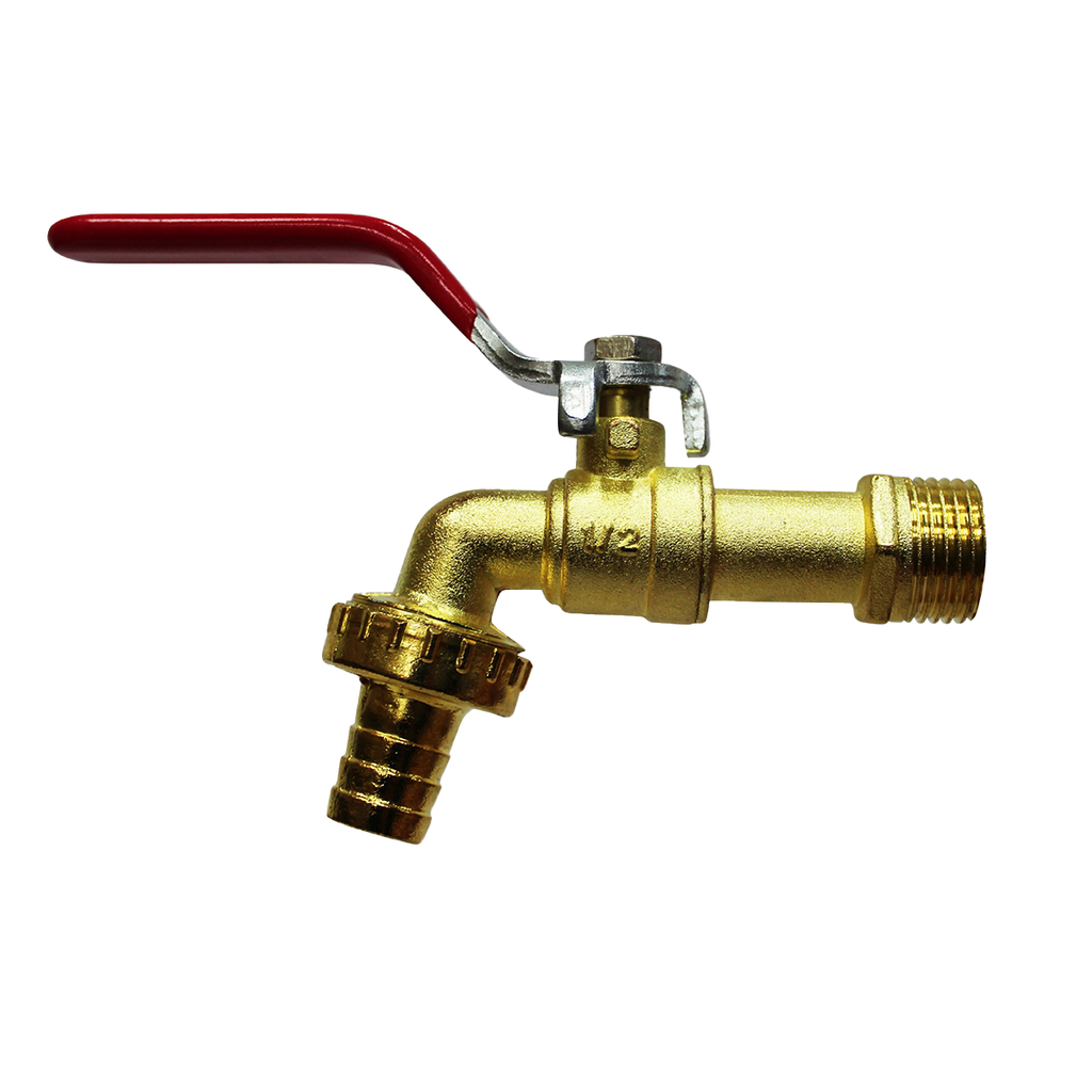 LLAVE PARA MANGUERA DE ZINC 1/2" COLOR BRONCE C/MANILLA UNID S/M