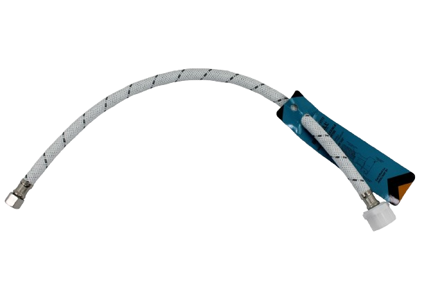 CANILLA FLEXIBLE ABASTO TEJIDA 3/8" X 7/8" 50CM UNID BRICKEL