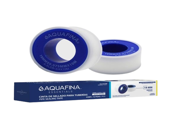 TEFLON PARA TUBERIA 19MMX10M UNID AQUAFINA
