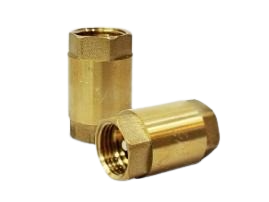 VALVULA CHECK DE BRONCE 1/2" RESORTE PLASTICO UNID S/M