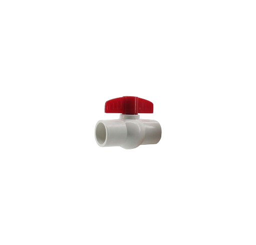 VÁLVULA DE BOLA DE PVC 3/4" LISA UNID AQUAFINA