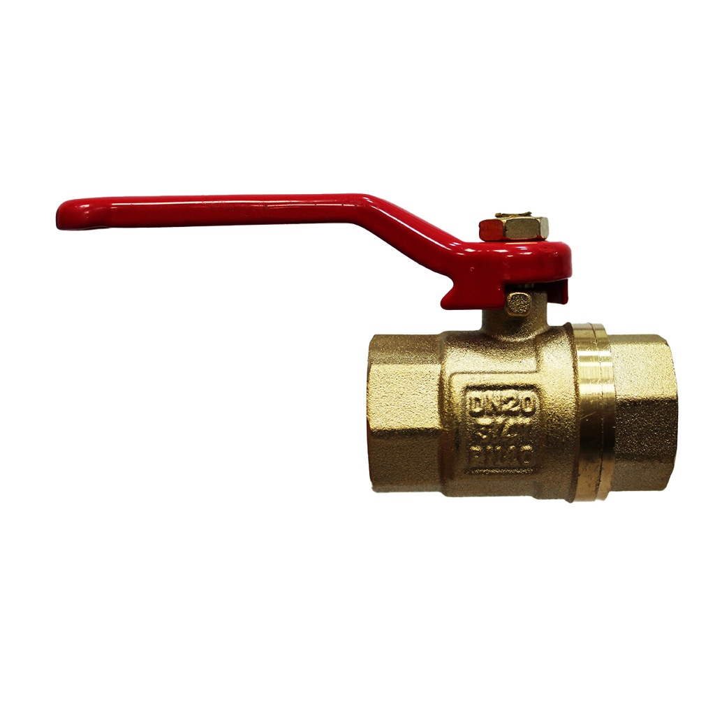 VALVULA DE BOLA DE BRONCE 3/4" C/MANILLA UNID GRIMAX