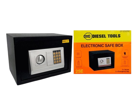 CAJA FUERTE ELECTRONICA 25E 27X37CM UNID DIESEL TOOLS