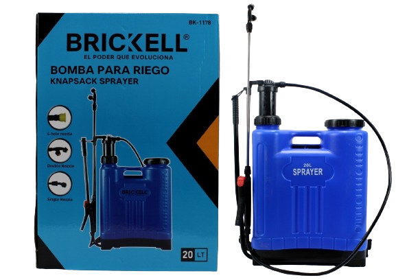 FUMIGADOR MOCHILA PARA RIEGO 20L MANUAL UNID BRICKELL