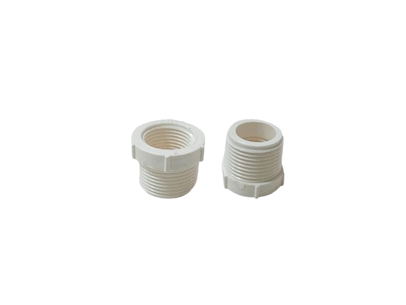 BUJE ROSCADO PVC 3/4"x1/2" BLANCO 150 PZAS UNID AQUA PLUS